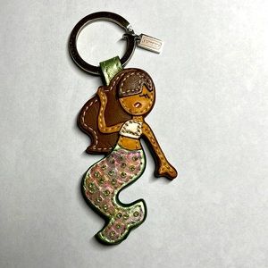 Coach NWOT Mermaid Key Chain